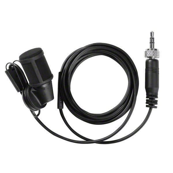 Clip-on microphone, cardioid, 3.5mm EW jack for SK 100/300/500, includes clip and wind protection, anthracite - Image 2