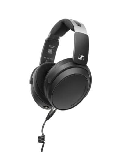 Professional reference studio headphones (closed back). Includes (1) HD 480 Headphones, (1) HD 480/490 PRO - Coiled Cable, (1) PRO HEADPHONE BAG, (1) Quick Guide and (1) Safety Guide
