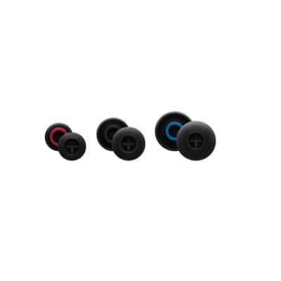 (5) Pairs of silicone ear adapter in size large (blue identifier) for IE 100, IE 400 and IE 500