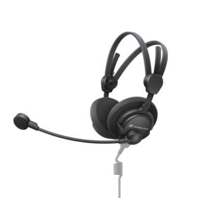 Audio headset for Intercom Communication, 200 Ω per system,  supercardioid dynamic microphone, cable not included