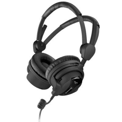 HiFi stereo headphones, 100 Ω, compact, steel charger cable 1.5 m, plug 3.5 mm, adapter 6.3 mm, ActiveGard