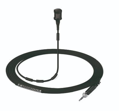 Miniature clip-on microphone, omnidirectional, 3.5mm EW jack, for SK 100/300/500, anthracite, accessories not included