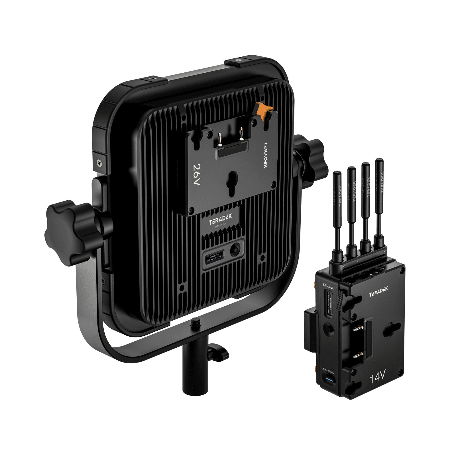 Teradek Bolt 6 XT MAX Set with 10K RX Gold Mount (14/26V)