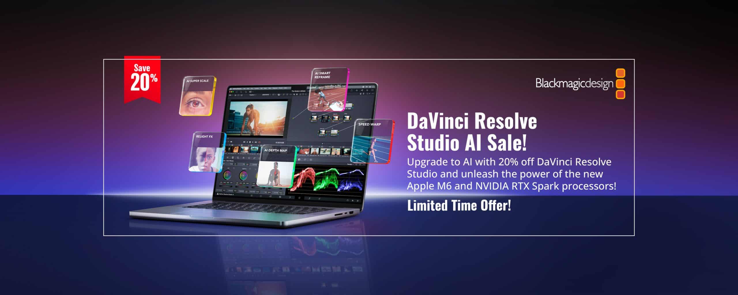 Blackmagic Davinci Resolve 20%