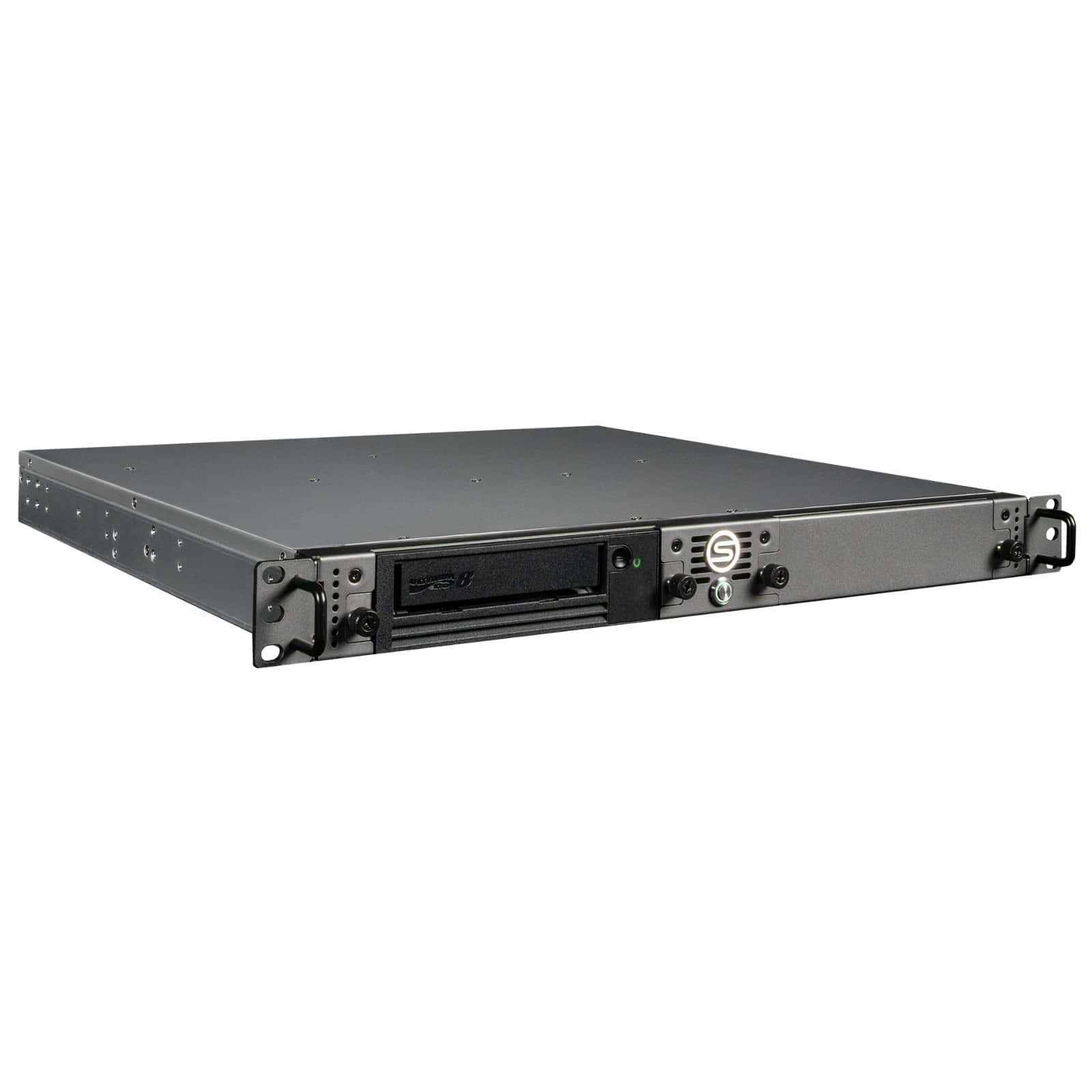 SymplyPRO 1RU Thunderbolt 1xLTO-8 HH TB3 & SAS Interface, Data & Cleaning Tape, 2m Cable 3Yr
