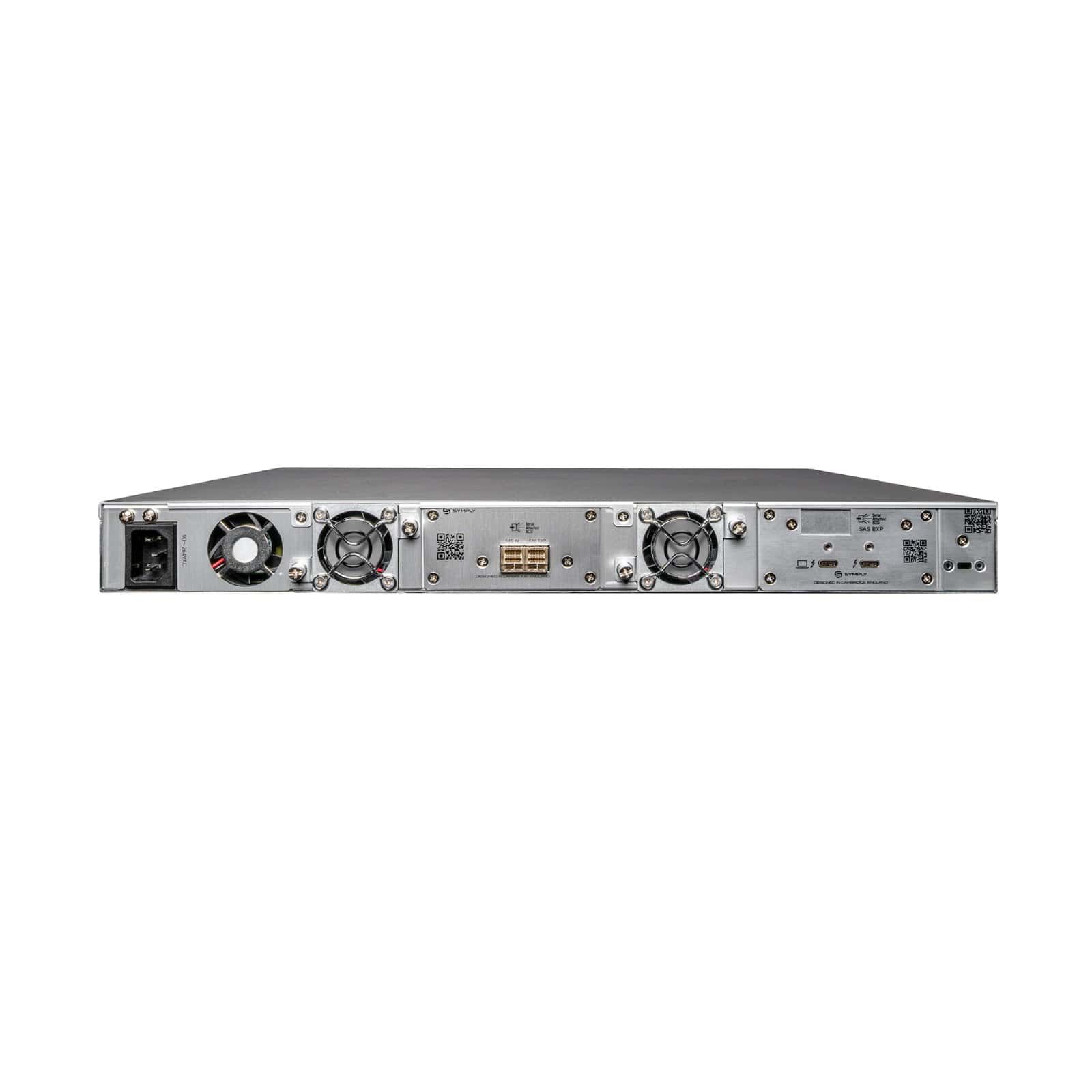 SymplyPRO 1RU Thunderbolt 1xLTO-8 HH TB3 & SAS Interface, Data & Cleaning Tape, 2m Cable 3Yr