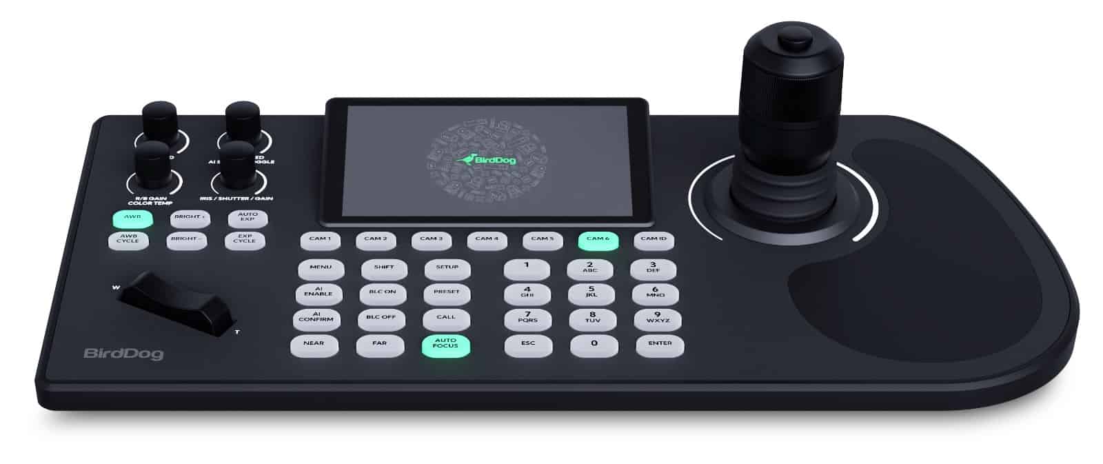 KBD PTZ Camera Controller with 5" Multiview Display