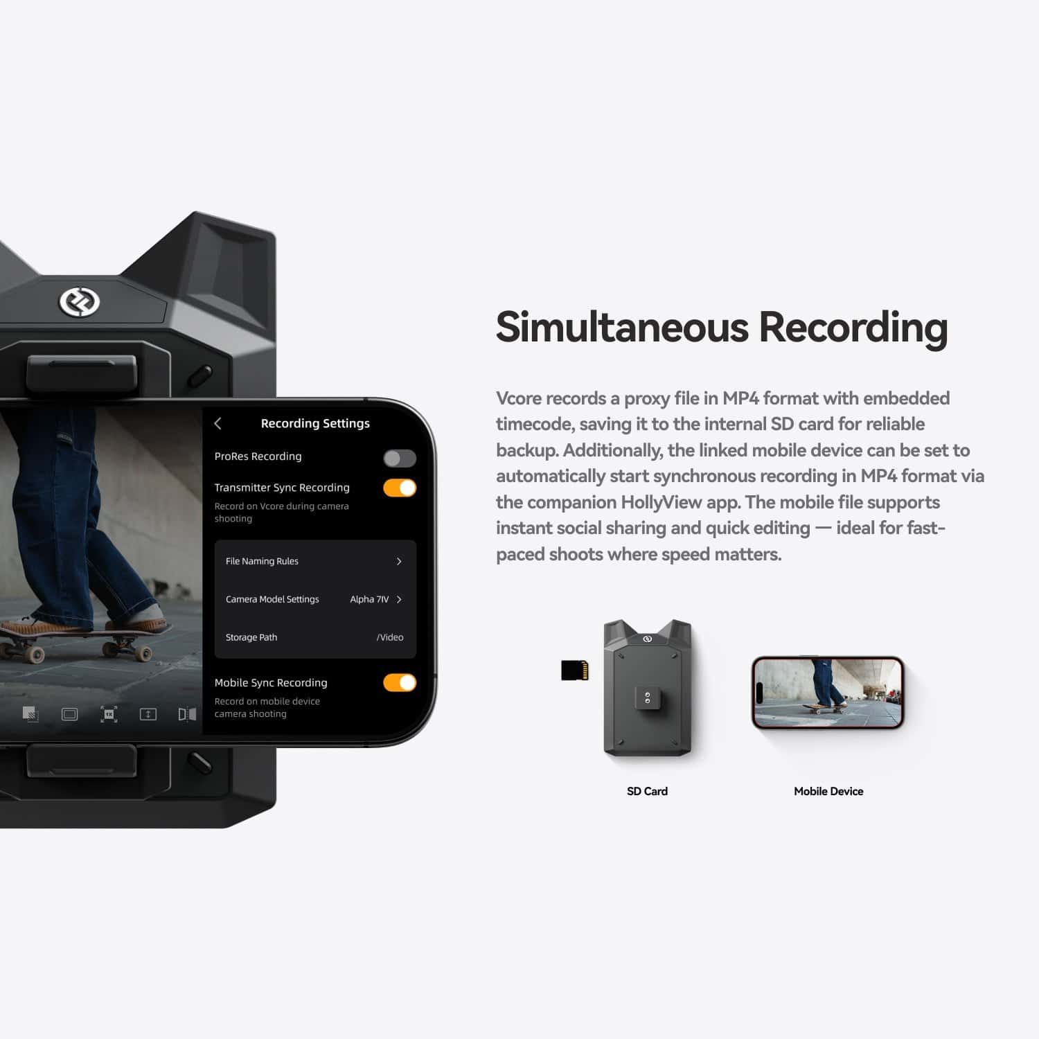 Vcore Wireless Video Transmitter for Smartphones