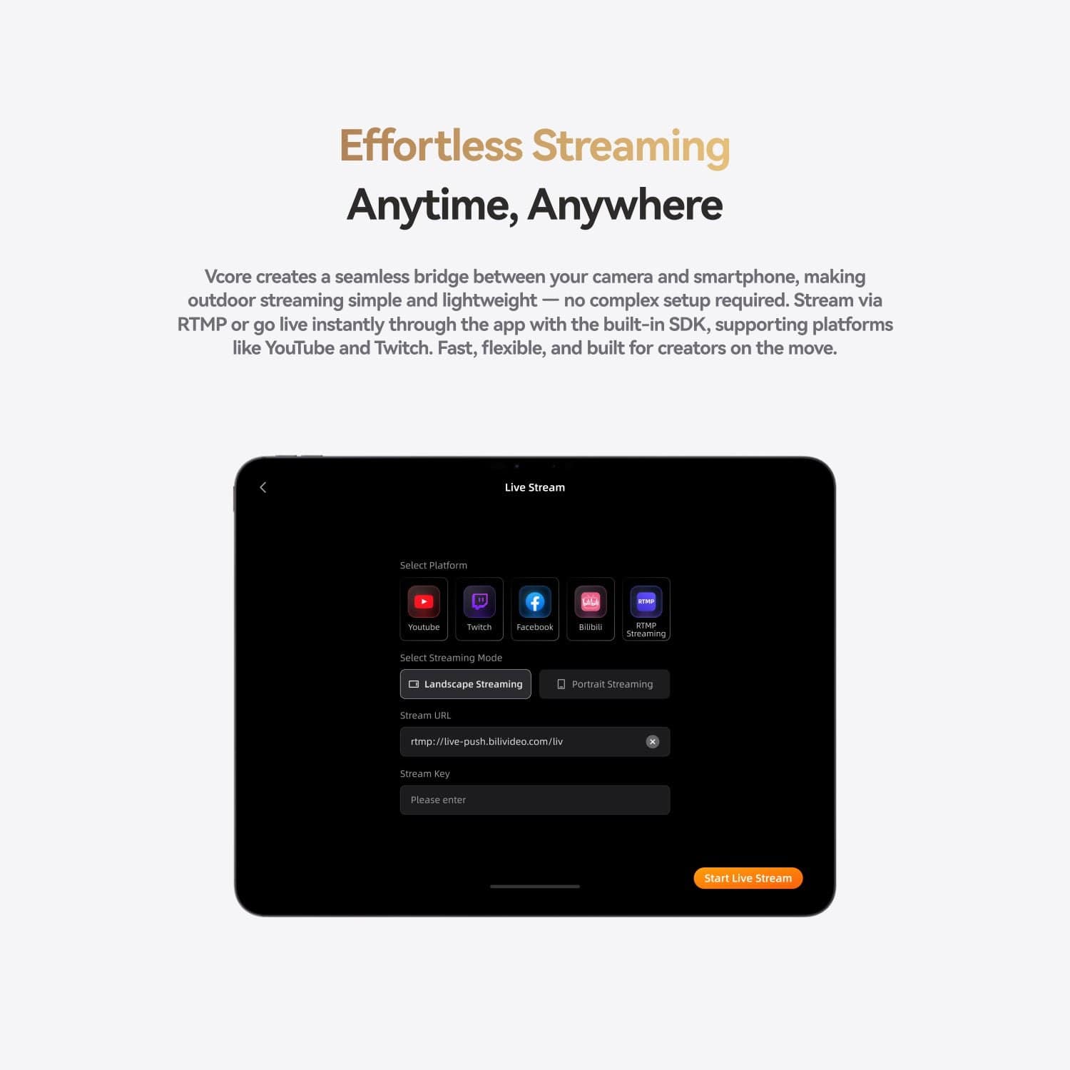 Vcore Wireless Video Transmitter for Smartphones